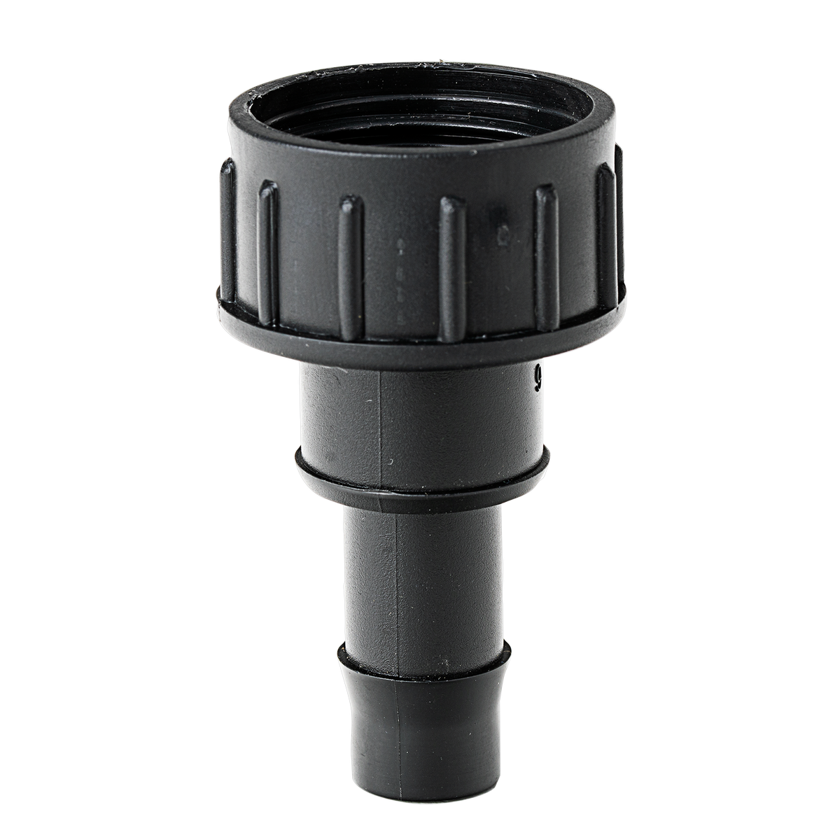 K Rain 20mm Tap Adaptor with 13mm Barb - Black - 90mm x 30mm x 120mm - SuperSaverAU - view 1