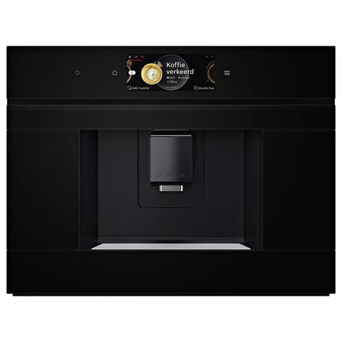 Bosch Series 8 built-in fully automatic coffee machine - black, aromaSelect, TFT touchscreen - CTL7181B0F