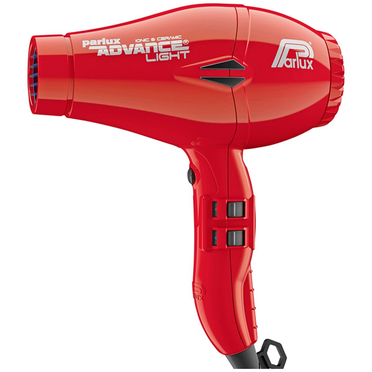 Parlux Advance Light Ionic and Ceramic Hair Dryer 2200W - Red - Ergonomic and Balanced - 150090