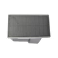 Luxzone 35cm Aluminium LED Solar Spot Light 120 Lumens Grey Outdoor QWASSP23002