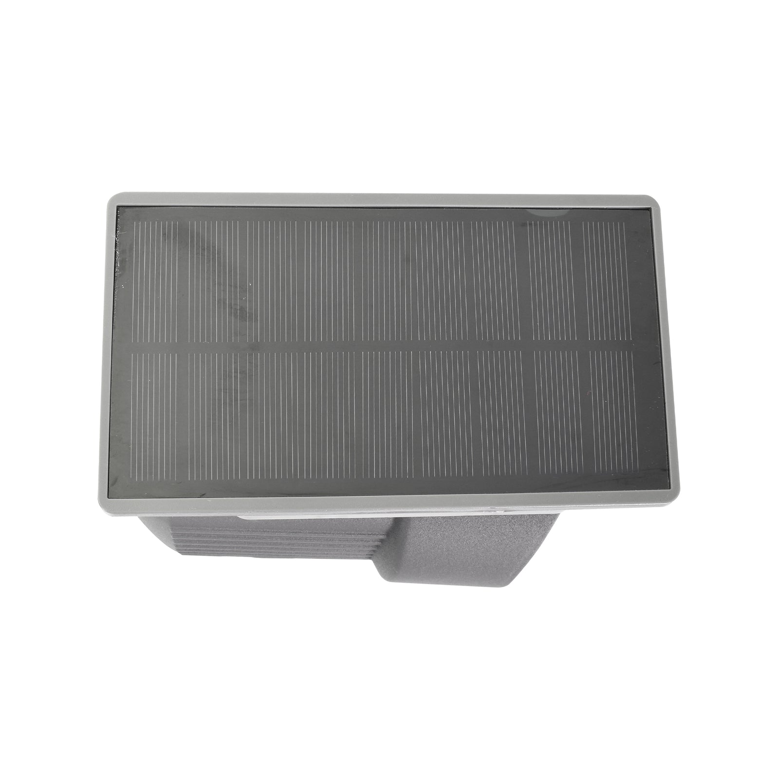 Luxzone 35cm Aluminium LED Solar Spot Light 120 Lumens Grey Outdoor QWASSP23002