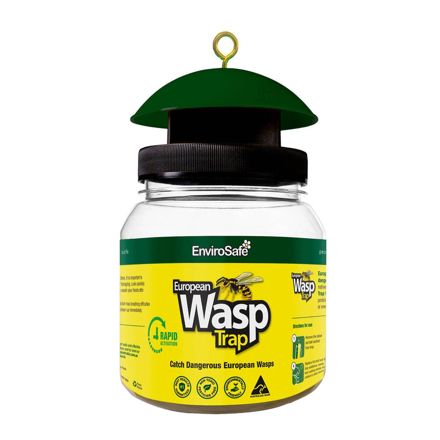 Envirosafe European Wasp Trap - 130mm x 190mm x 90mm - Non-Toxic - Rapid Activation - SuperSaverAU - view 1