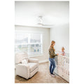 Big Ass Fans Haiku L 44 Inch Ceiling Fan - White, LED, 7 Speeds, 1291mm Drop Tube - HAIKUL-W-44-1291MM