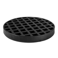Holman 100mm Black PP Plastic DWV Floor Waste Grate Push-Fit