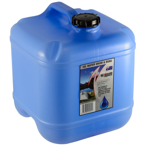 AdVenture Products 15L Blue Tint Water Storage Drum - SuperSaverAU - view 1