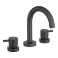 Mondella Resonance Matte Black 1/4 Turn Pin Lever Basin Set, 7.5L/min WELS 4 Star, Hot Water
