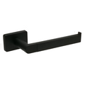 Barelli Matte Black Rigoni Single Toilet Roll Holder - 180mm x 42mm x 70mm - SuperSaverAU - view 1