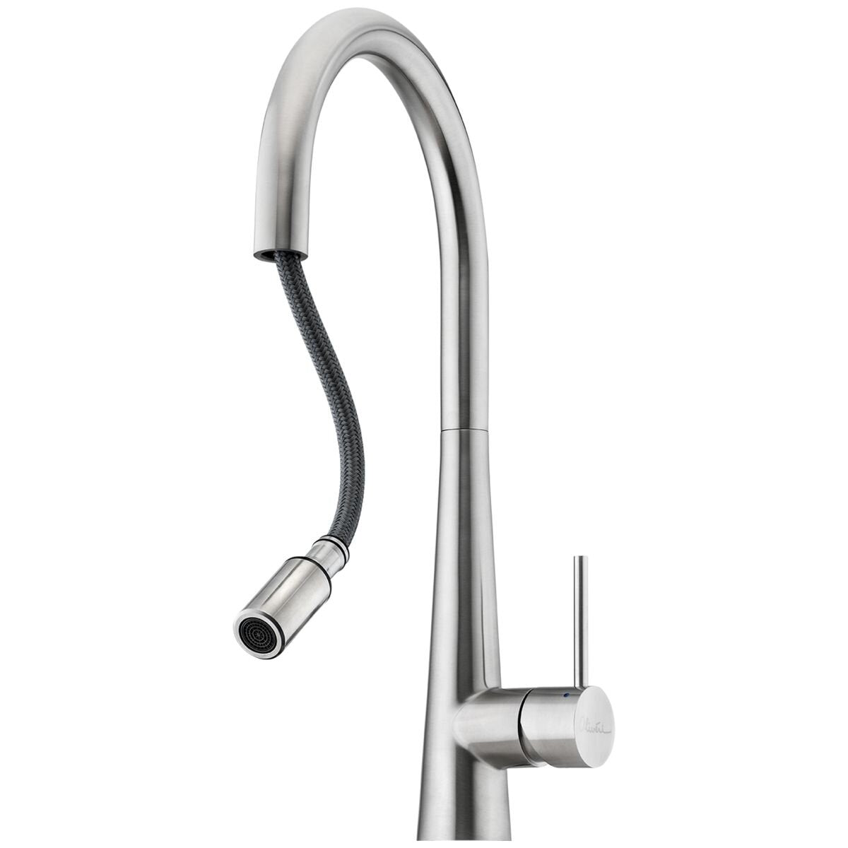 Oliveri Gooseneck Pull Out Kitchen Mixer Tap - 316 Stainless Steel, 15 Year Warranty - SS31625