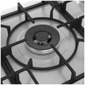 Beko 90cm Stainless Steel Gas Cooktop - 5 Burners with Wok Burner, Cast-Iron Pan Supports - BCT90GX1