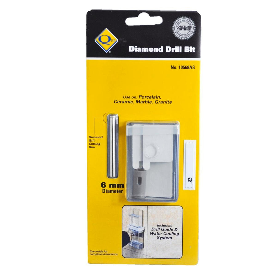 QEP Diamond Tile Drill Bit - 6mm - Carbon Steel - Wet Use - SuperSaverAU - view 1