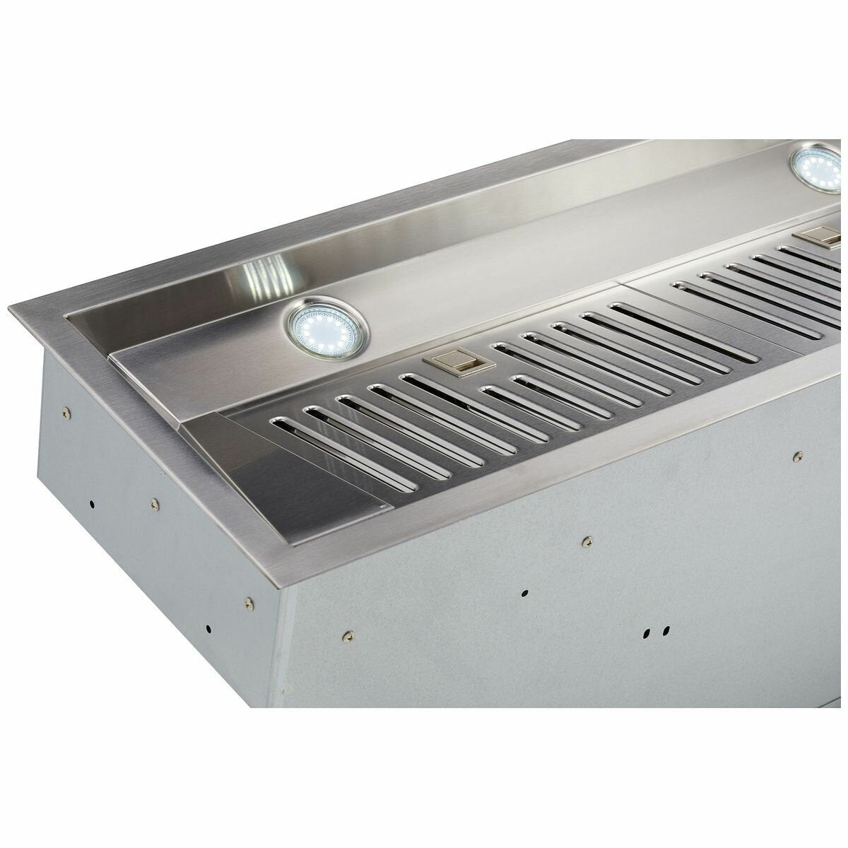 Schweigen 90cm Stainless Steel Undermount Rangehood - Push Button Controls, 1080m³/h - WINU-9