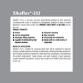 Sika Sikaflex-252 Polyurethane Adhesive Black 300ml