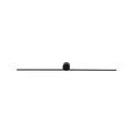 Brilliant 90cm Black Matt Miro Vanity and Wall Light - Modern Design - LED - SuperSaverAU - view 1