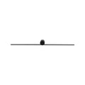 Brilliant Miro 90cm Black Matt LED Vanity and Wall Light Indoor 22383/06