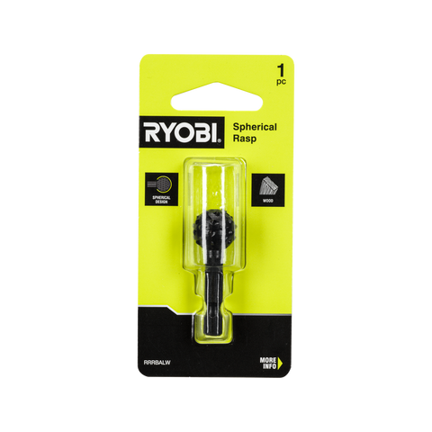 Ryobi Spherical Wood Rasp - 45mm x 15mm - Precision Carving Tool - SuperSaverAU - view 1