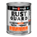 White Knight Rust Guard Metal Primer Paint 0.5L - Medium Grey - Rust Protection - SuperSaverAU - view 1