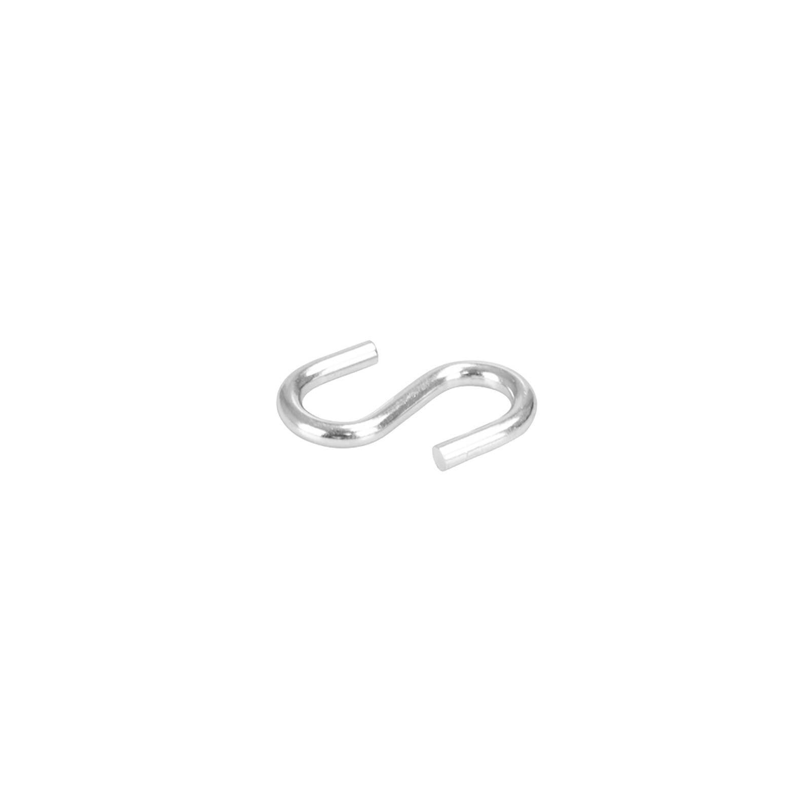 Pinnacle 60 x 6mm Zinc Plated Steel S Hooks - 5 Pack