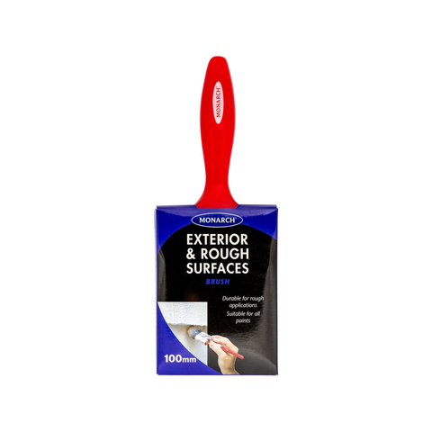 Monarch Exterior Paint Brush - 100mm - PET Filament - Coarse Surfaces - SuperSaverAU - view 1