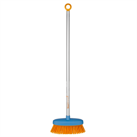 Fiskars Kids Broom - Lightweight Aluminium - Soft Plastic Bristles - Comfort - SuperSaverAU - view 1