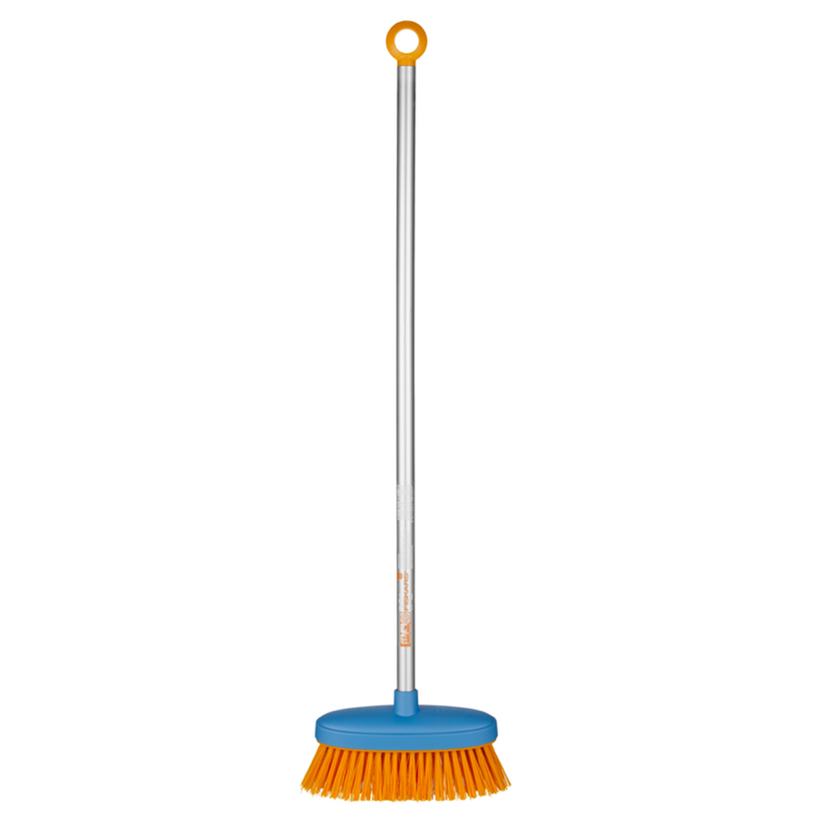 Fiskars Kids Broom - Lightweight Aluminium - Soft Plastic Bristles - Comfort - SuperSaverAU - view 1