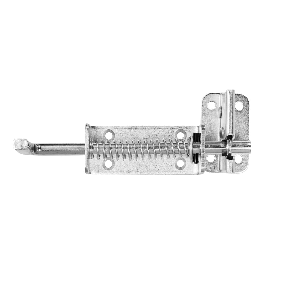 Pinnacle Hardware Zinc Plated Spring Loaded Gate Latch, Steel, Left or Right Hand