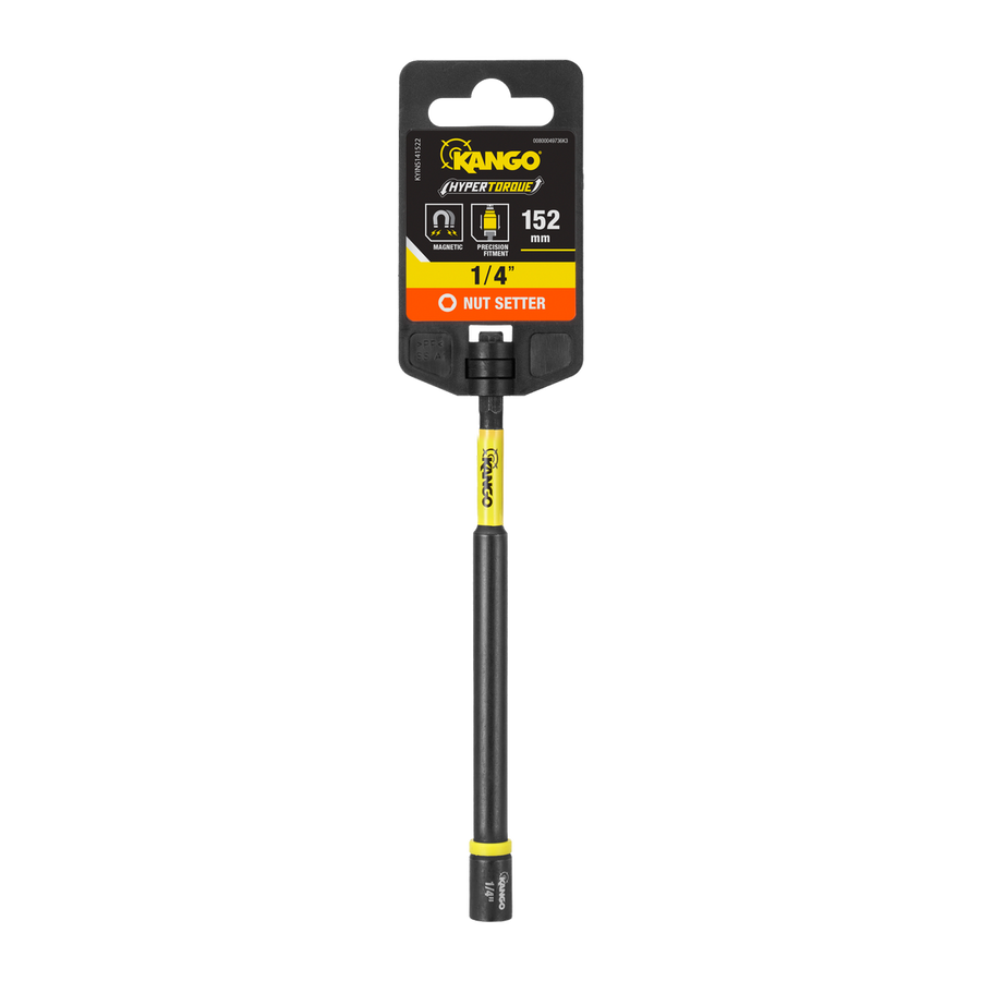 Kango 152mm Hypertorque Magnetic Nut Setter - ¼” Hex - Torque Absorption - SuperSaverAU - view 1