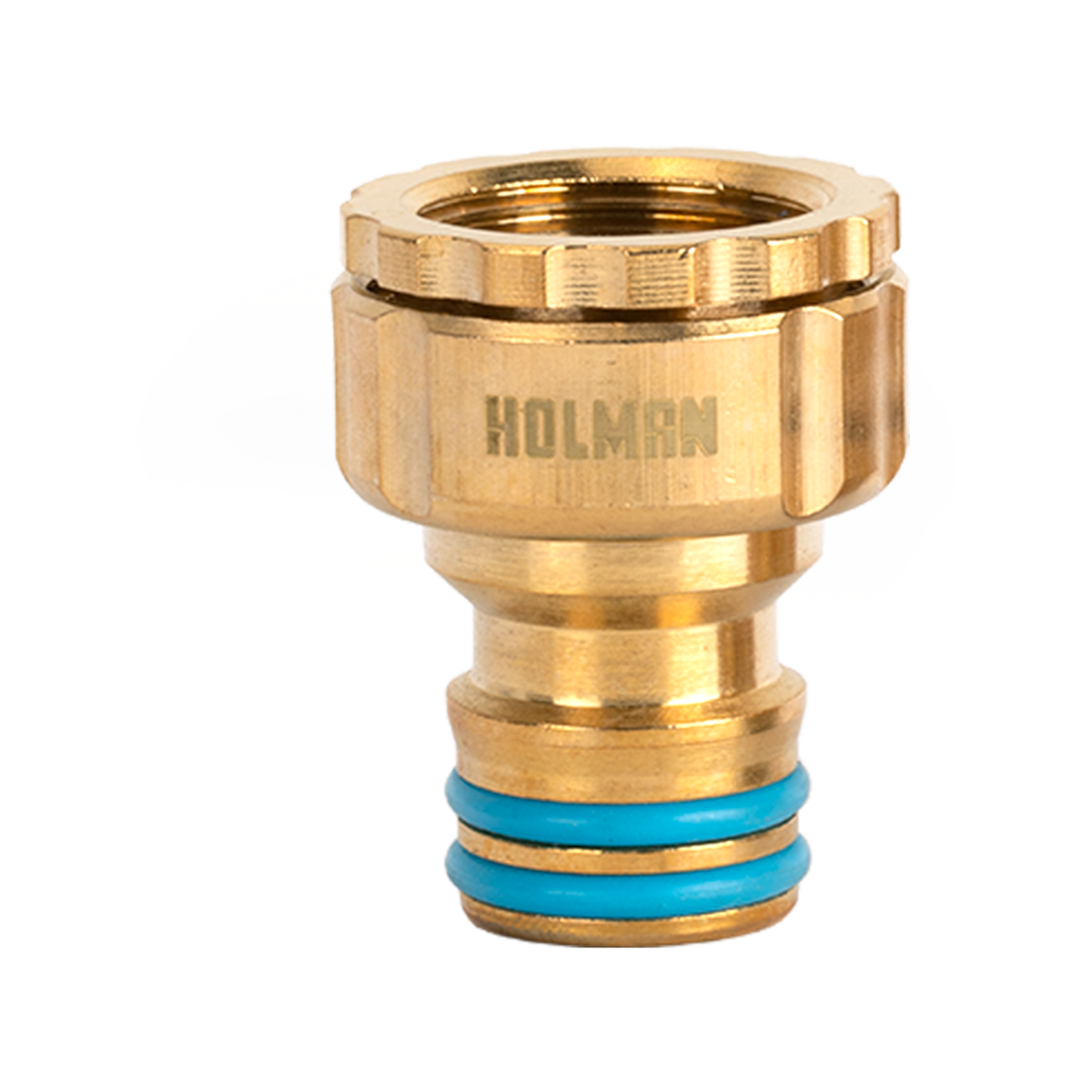 Holman Brass Hose Connector Set - 18mm - Durable - Easy Fit - Gold - SuperSaverAU - view 2