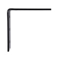 Carinya 150 x 150mm Black Powder Coated Steel Heavy Duty Angle Bracket, 150kg