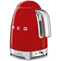 Smeg 50s Retro Style 1.7L Variable Temperature Kettle - Red, 7 Settings, Keep Warm - KLF04RDAU