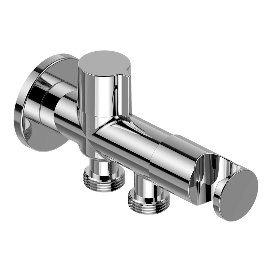 Kinetic 15mm Chrome Lead Free Brass Dual Valve Handspray Water Diverter