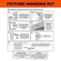Everhang 8kg Picture Hanging Kit - Steel - Easy Installation - Durable - SuperSaverAU - view 3