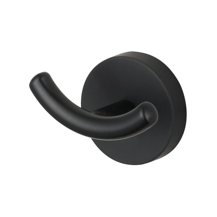 Mondella Resonance Double Robe Hook 70mm - Matte Black - Metal - SuperSaverAU - view 1