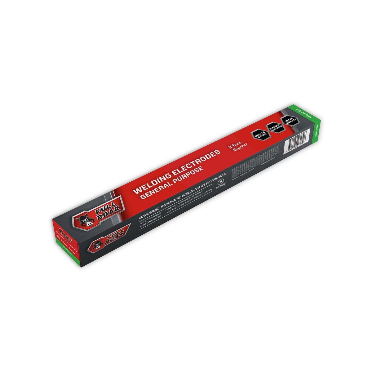 Full Boar 2 General Purpose Welding Electrode 2kg 6mm - Smooth Running - SuperSaverAU - view 1