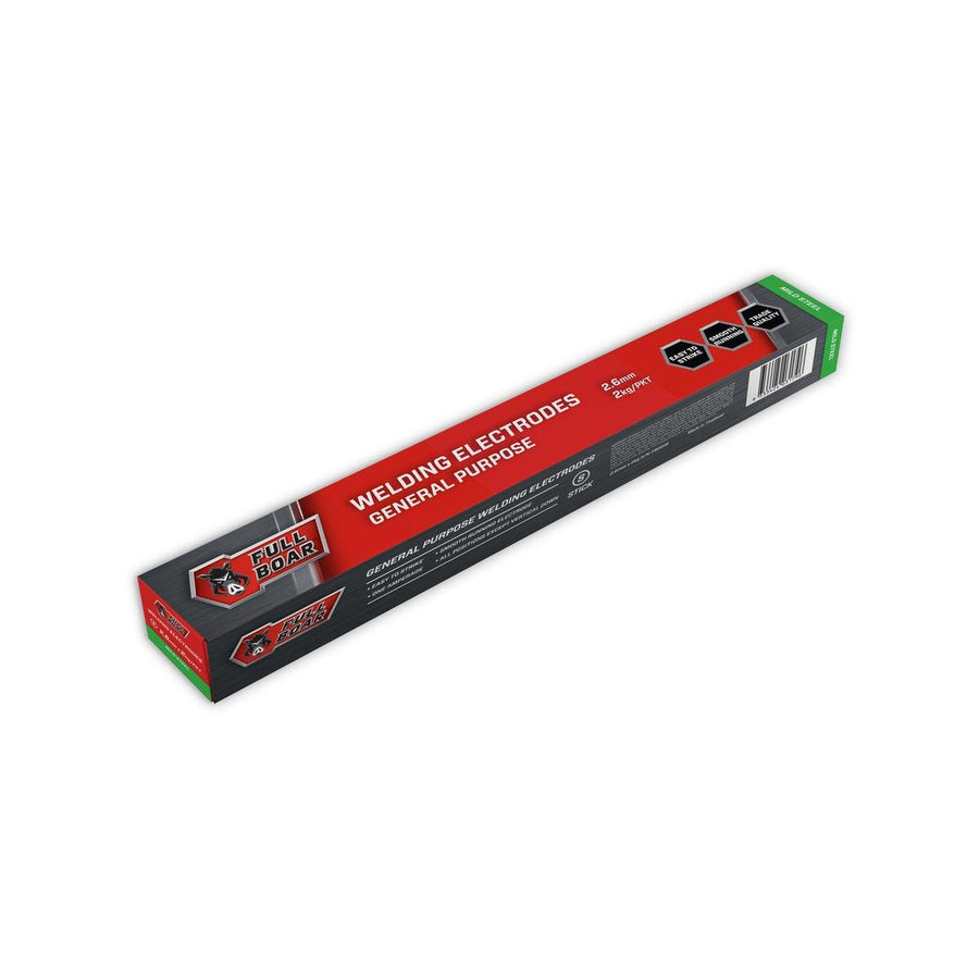 Full Boar 2 General Purpose Welding Electrode 2kg 6mm - Smooth Running - SuperSaverAU - view 1