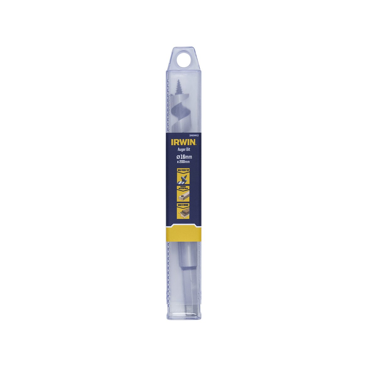 Irwin Auger Bit 16 x 200mm - Hardened Steel - Self-Pulling Thread - Durable - SuperSaverAU - view 2