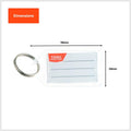Taskmaster Clear Key Tags - 50 Pack - 56x29x6mm - Easy Labelling - SuperSaverAU - view 4