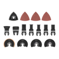 Ryobi 15 Piece Multi Tool Accessory Set - 80mm Sanding Sheets & Blades - RMTB152 - SuperSaverAU - view 2