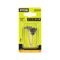 Ryobi Wire Brush 2 Pack - 17mm Fanned & 19mm Flat Steel Brushes - 15,000 RPM - SuperSaverAU - view 1