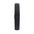 Move It 125mm Black Rubber Tyre With White Plastic Centre 30kg