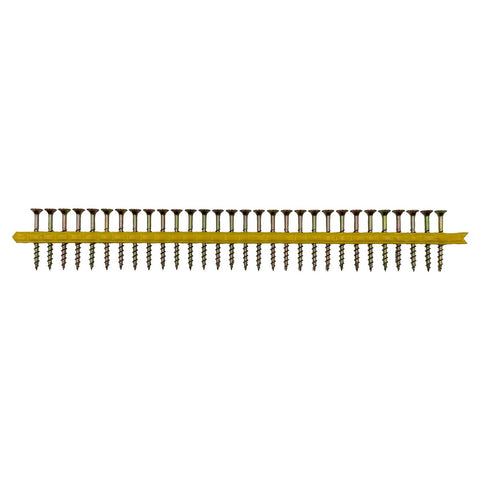 Simpson Strong Tie Collated Plaster Screw 6g x 42mm - 500 Pack - Zinc Yellow - SuperSaverAU - view 1