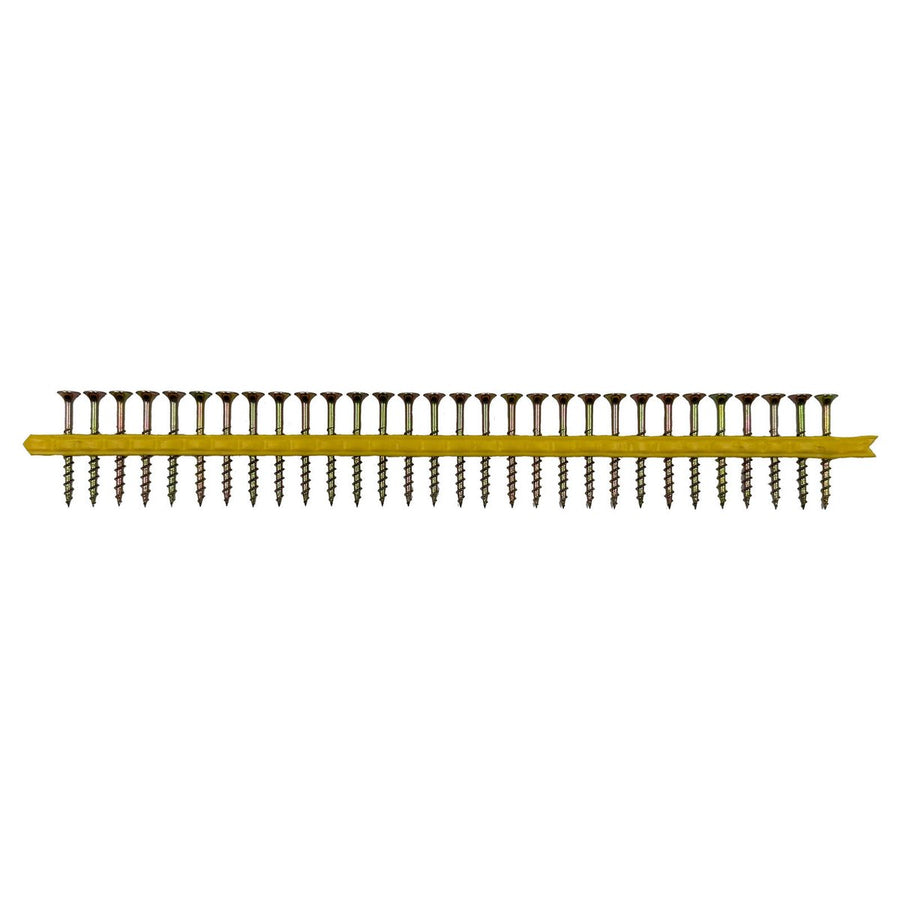 Simpson Strong Tie Collated Plaster Screw 6g x 42mm - 500 Pack - Zinc Yellow - SuperSaverAU - view 1