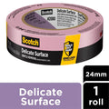 Scotch 24mm x 55m Delicate Surface Gentle Removal Painter's Masking Tape, Purple