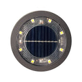 Luxzone LED Solar Disc Light 4 Pack - 115.8mm - Brown - SuperSaverAU - view 2