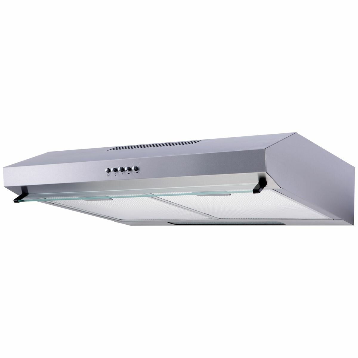 Haier 60cm Fixed Rangehood - Stainless Steel, 450m³/h, Push-Button Controls - HFH60RSX1