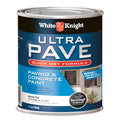 White Knight Ultra Pave 1L White Quick Dry Paving & Concrete Paint - Water Based, Recoat 2hrs