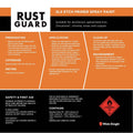 White Knight Rust Guard 300g Grey Quick Dry SLS Etch Primer Spray Paint for Metal