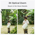 Reolink PoE 4K Security Camera - 3x Optical Zoom, Colour Night Vision, Two-Way Audio - PC833AD4K01
