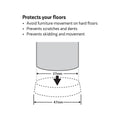 Surface Gard Castor Cups - 37mm - Brown Rubber - 4 Pack - Floor Protection - SuperSaverAU - view 5