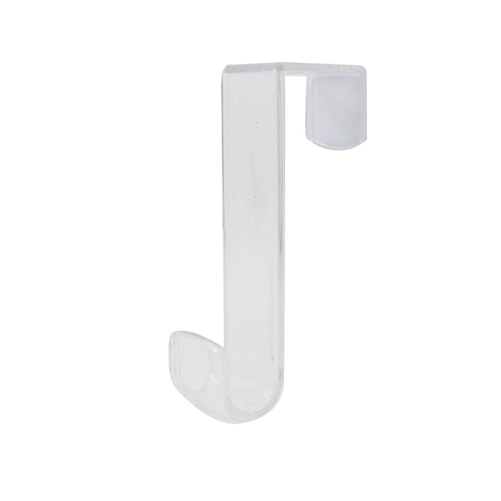 Adoored Clear Over-The-Door Deco Hook, No-Drill Coat & Towel Hanger
