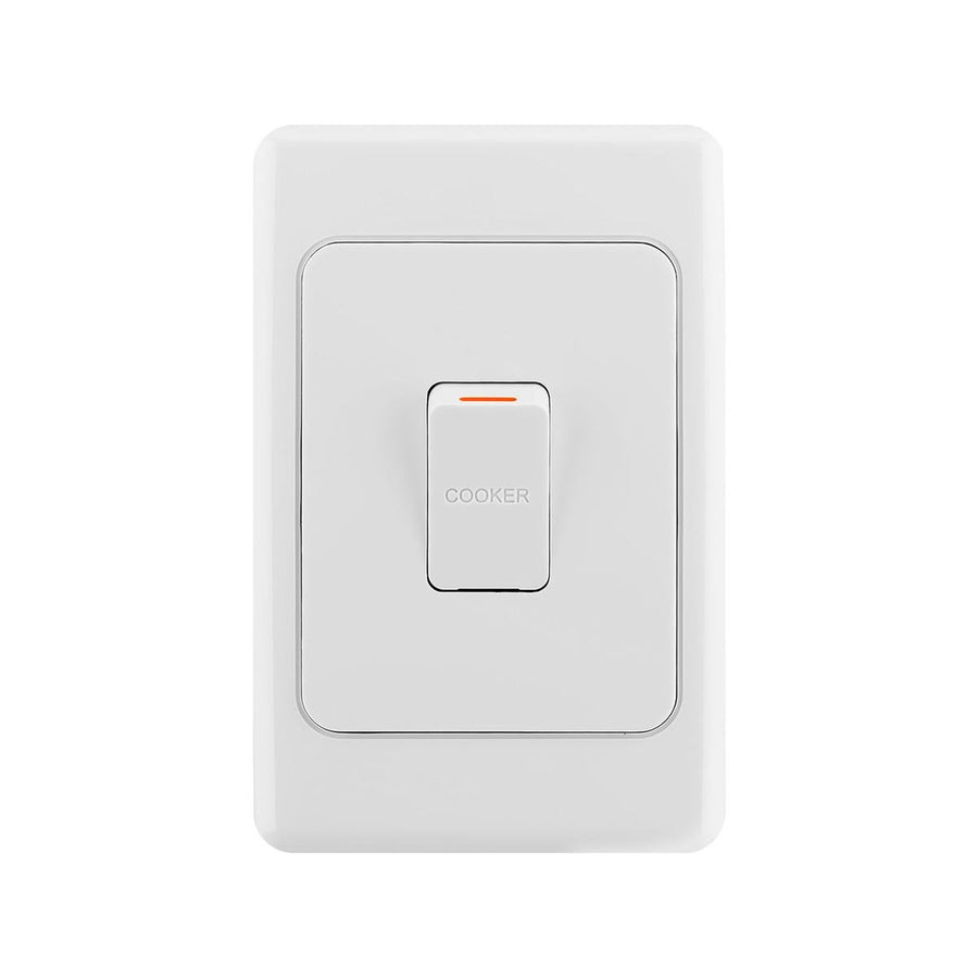 Deta Double Pole Switch - 45A - Plastic - Australian Standards Approved - SuperSaverAU - view 1